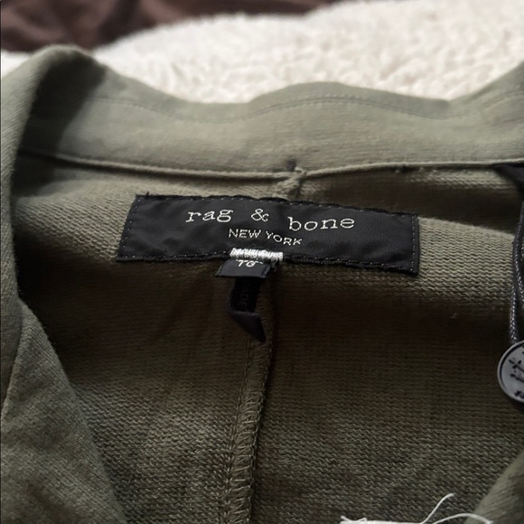 Rag & Bone Dark Olive Knit Avery Shirt - Picture 4 of 4